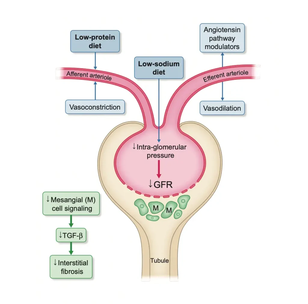 신장 과여과(Glomerular Hyperfiltration)의 메커니즘