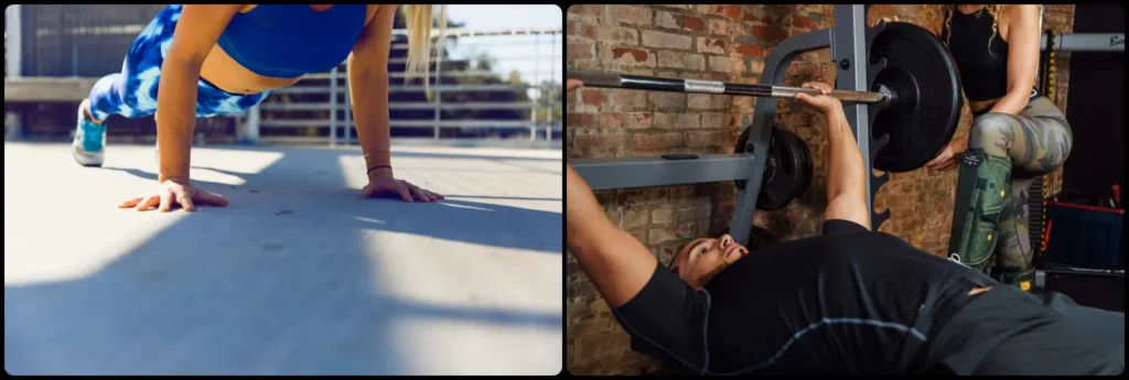 팔굽혀펴기 vs 벤치프레스: 남녀 반복 횟수 차이 77% vs 53%, 과학이 밝힌 3가지 핵심 이유